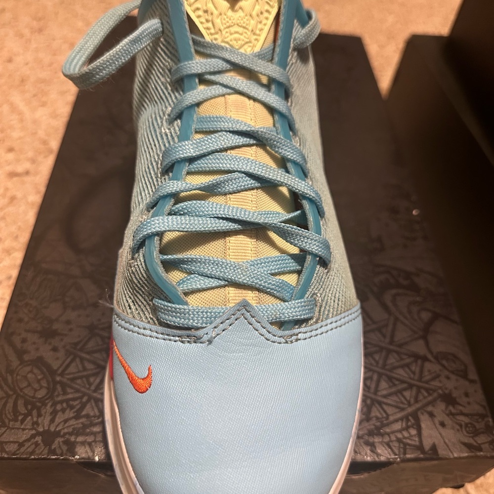 Nike Blue and Orange Sneakers